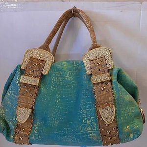 Charm and Luck New Bling Leather Purse